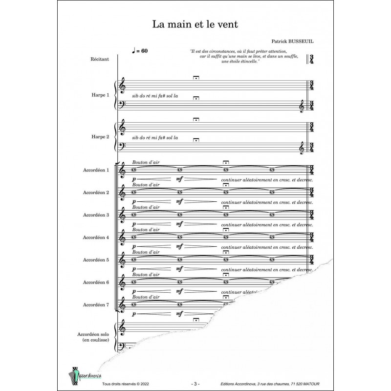 La main et le vent