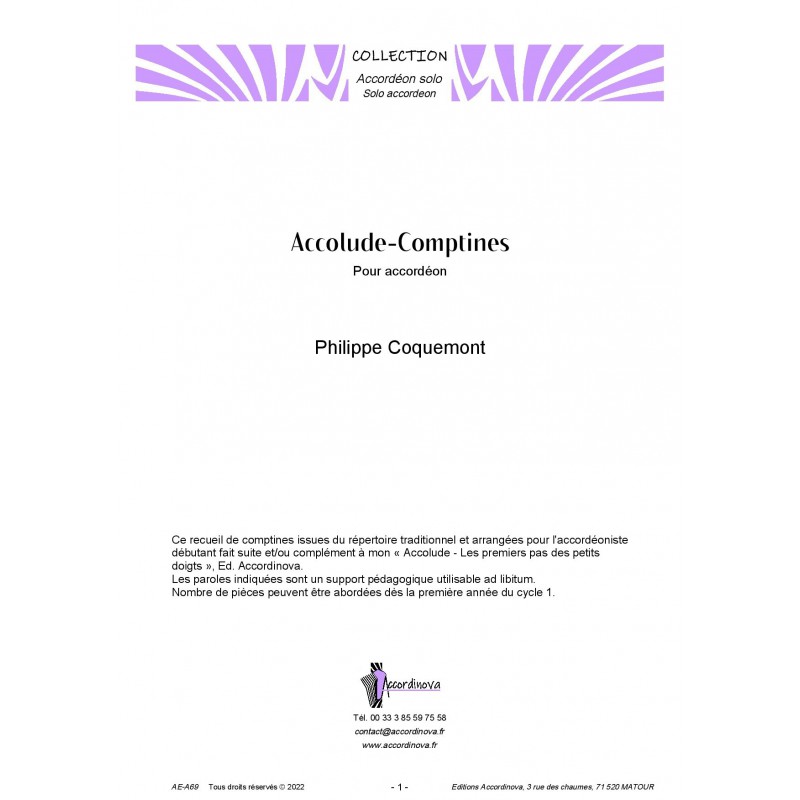 Accolude-Comptines