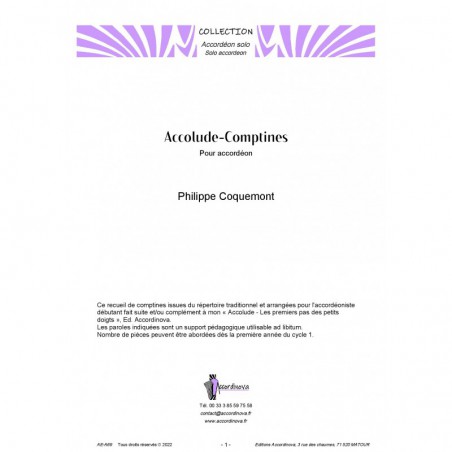 Accolude-Comptines