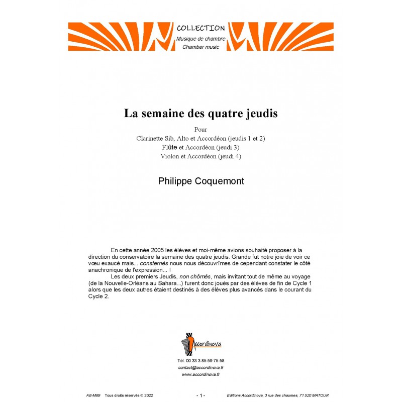 La semaine des quatre jeudis