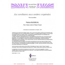 Six corollaires aux ombres vespérales