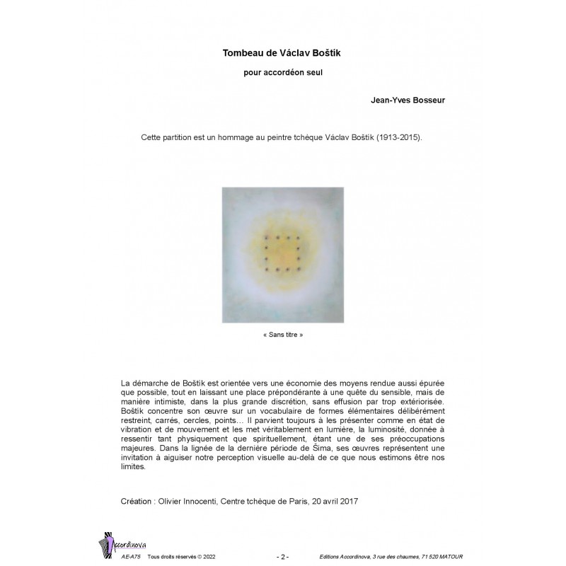 Tombeau de Vaclav Bostik