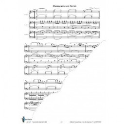 Passacaille en Sol mineur