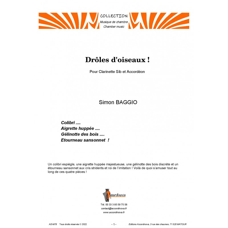 Drôles d'oiseaux !