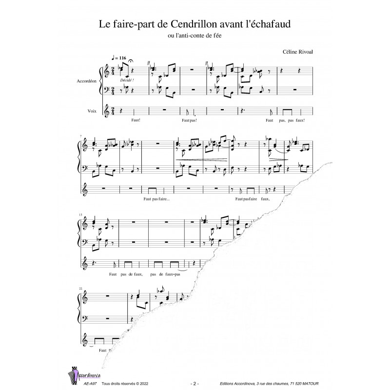 Le Faire-part de Cendrillon avant l'échafaud
