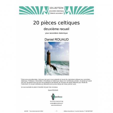 20 pièces celtiques – deuxième recueil
