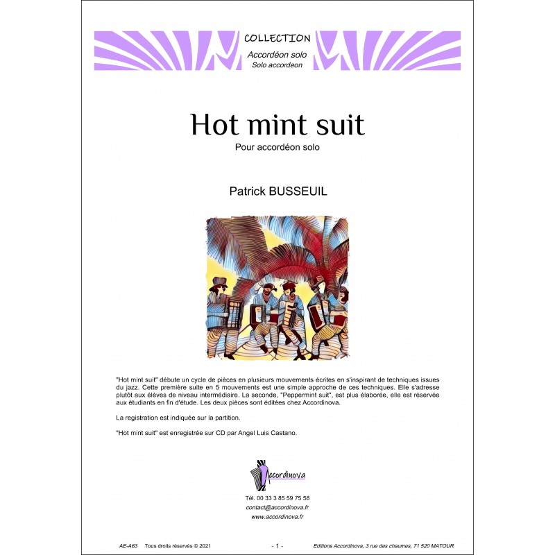 Hot mint suit
