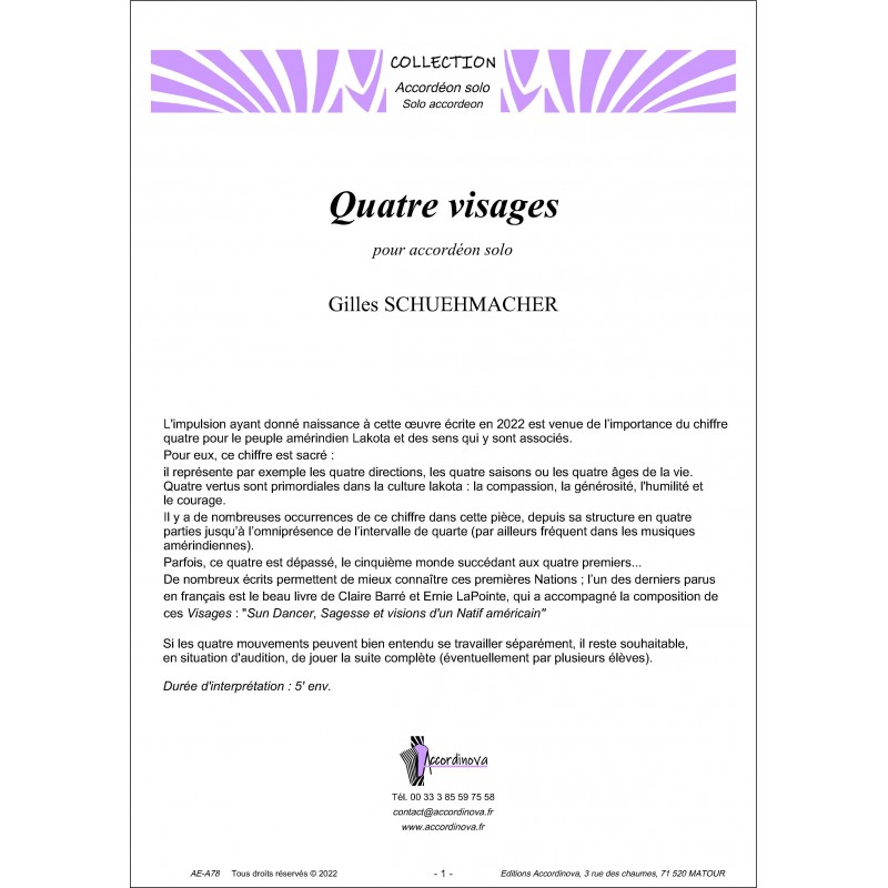 Quatre visages