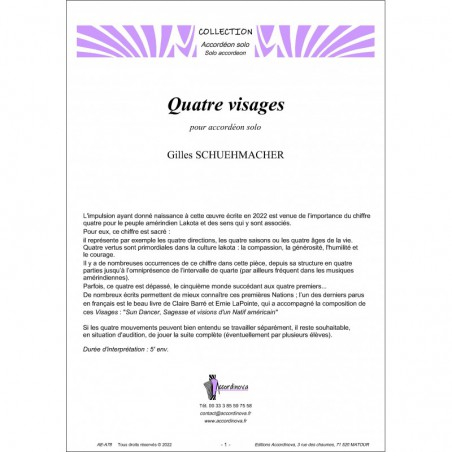 Quatre visages