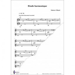 Etude harmonique