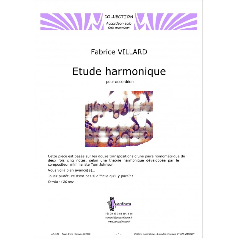 Etude harmonique