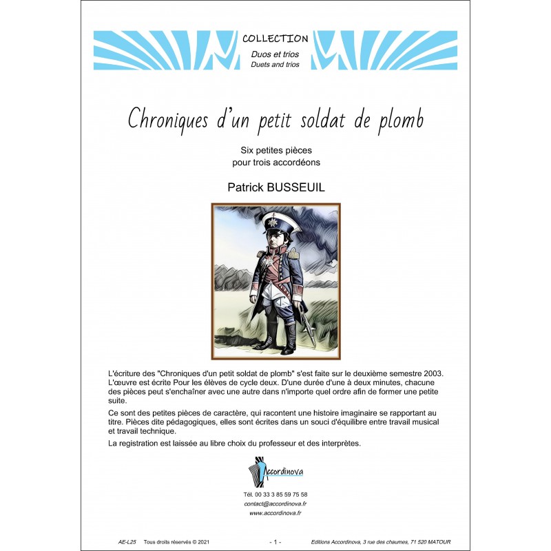 Chroniques d'un petit soldat de plomb