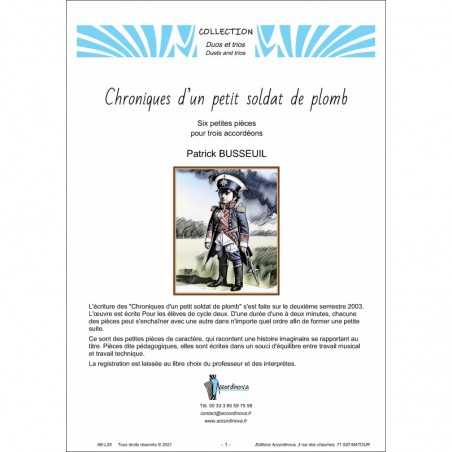 Chroniques d'un petit soldat de plomb