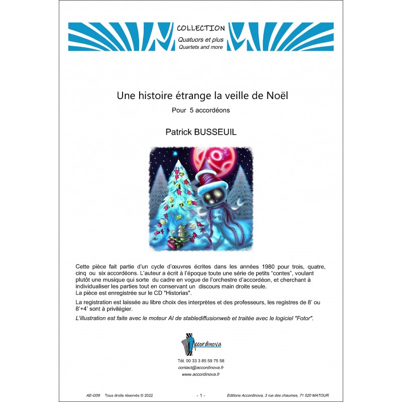 Une histoire étrange la veille de Noël