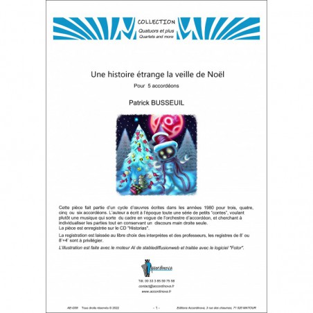 Une histoire étrange la veille de Noël