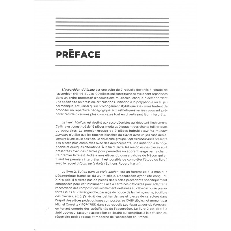 L'ACCORDEON D'ALBANA - Livre 2