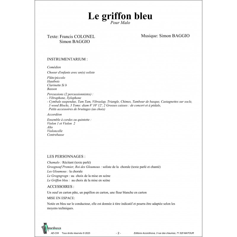 Le griffon bleu