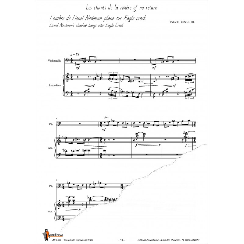Les chants de la rivière of no return