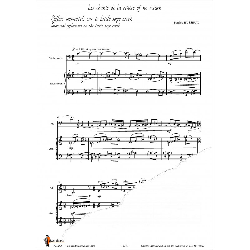 Les chants de la rivière of no return