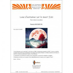 Lune d’automne sur le mont Ishi