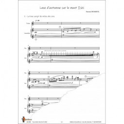 Lune d’automne sur le mont Ishi