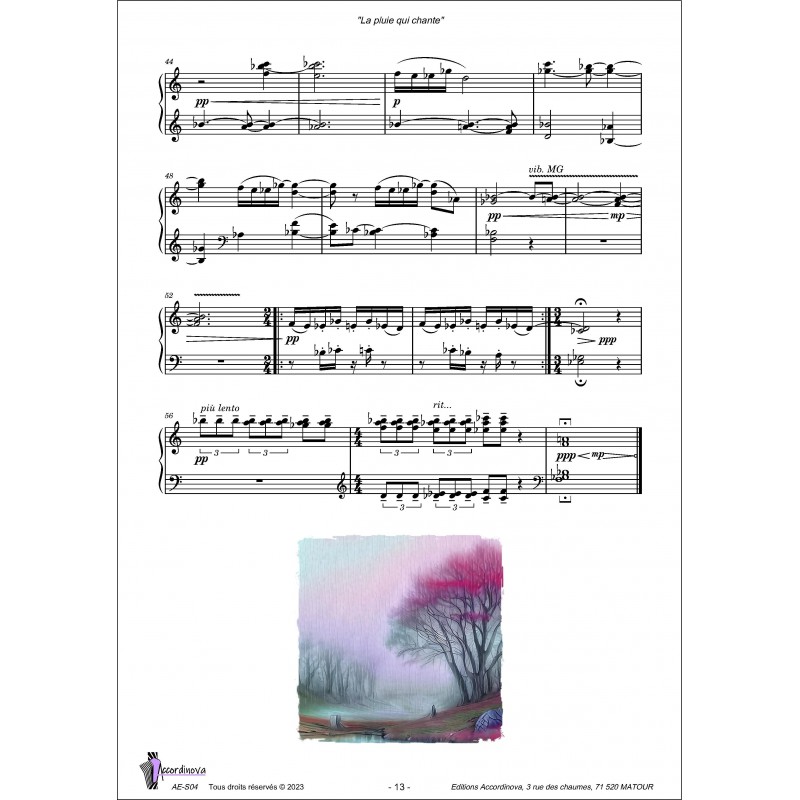 La pluie qui chante