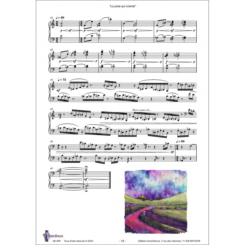 La pluie qui chante
