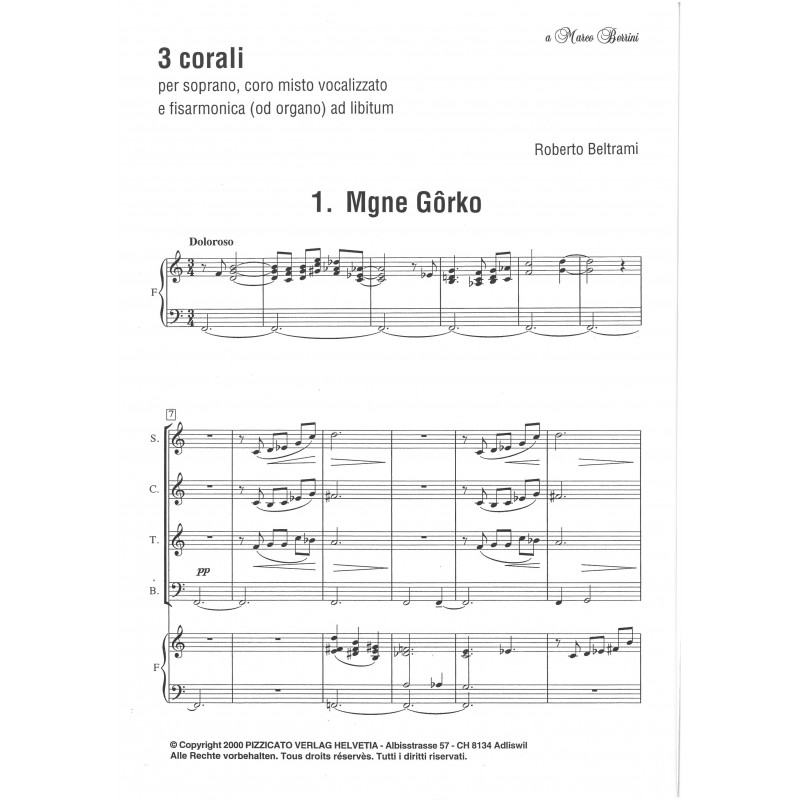 3 Corali (3 Chorals)