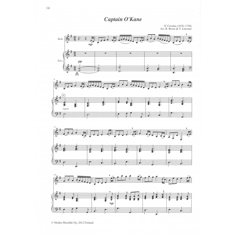 Vents d'Irelande et d'Ailleurs -  20 titres trad' [PARTITION]