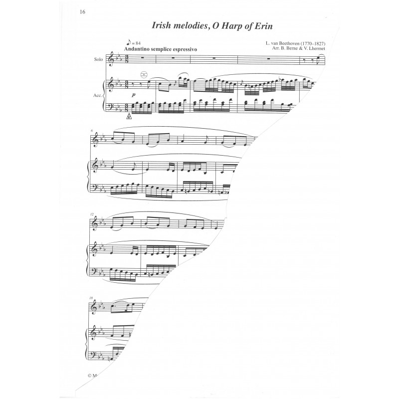 Vents d'Irelande et d'Ailleurs -  20 titres trad' [PARTITION]