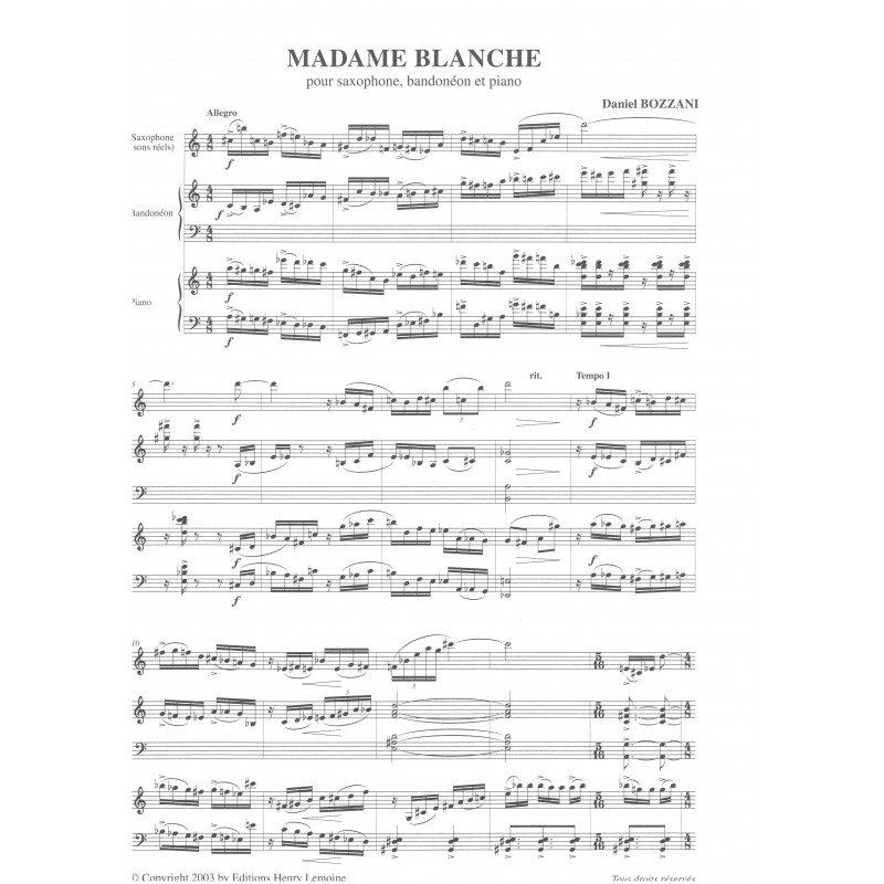 Madame Blanche