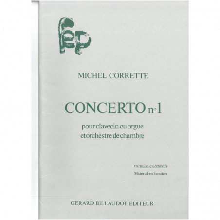 1er Concerto - conducteur et matériel