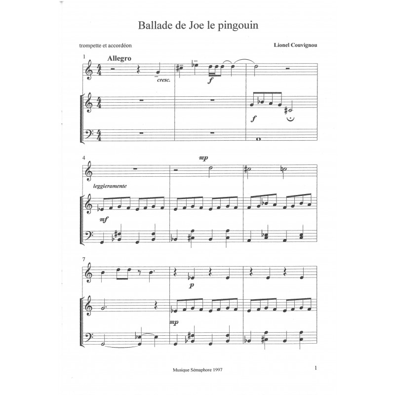 Ballade de Joe le Pingouin