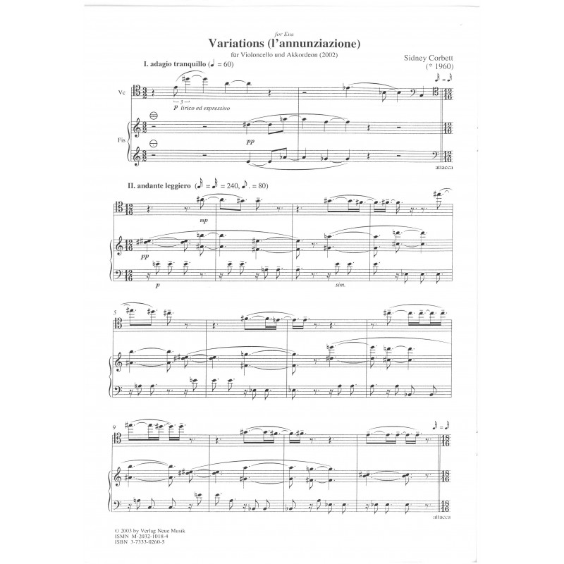 Variations -  L' Annunziazione