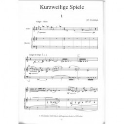 Kurtzweilige Spiele (Jeux divertissants)