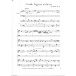 Prélude, Fugue et Variation Op18