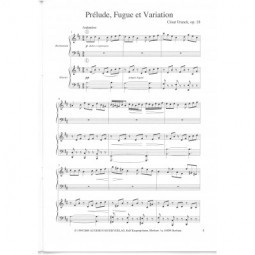 Prélude, Fugue et Variation Op18