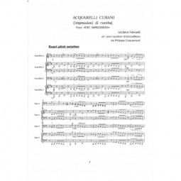 Acquarelli Cubani - 4 Accordéons