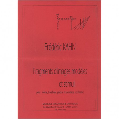 Fragments d'Images modèles et Stimuli