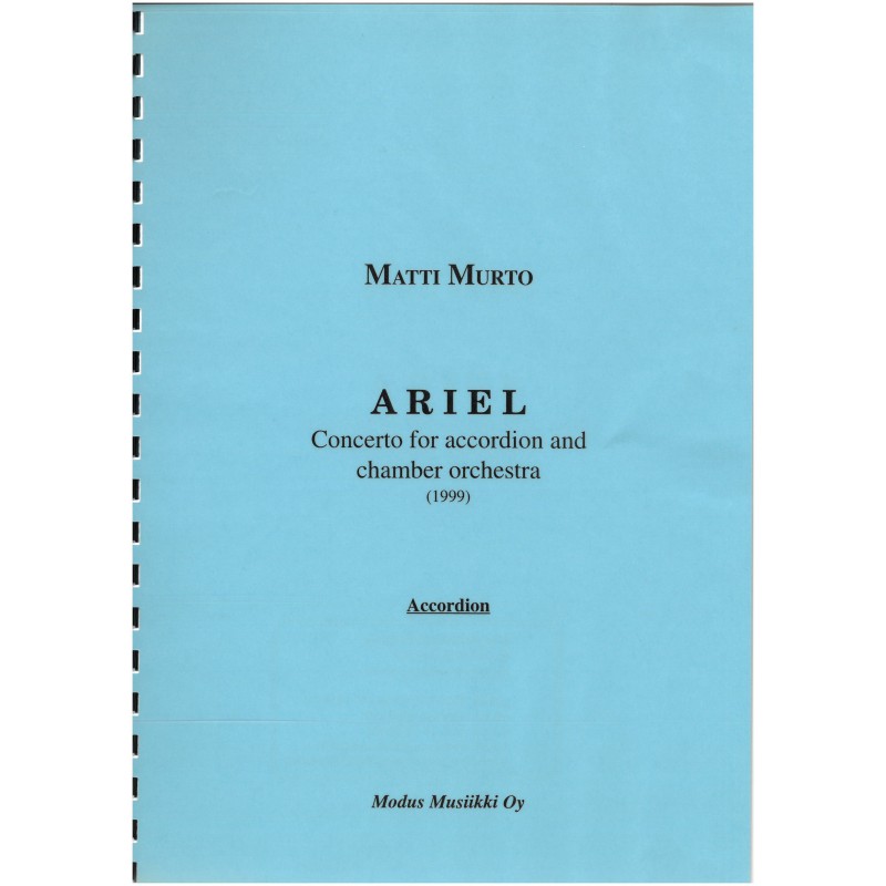 Ariel concerto - [Partie Accordéon SOLO]