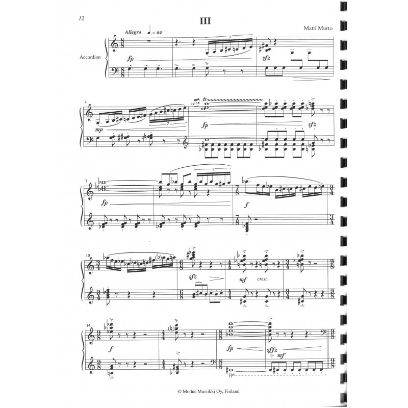 Ariel concerto - [Partie Accordéon SOLO]