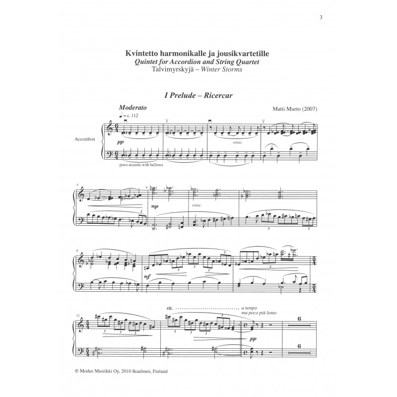 Quintet Winter Storms