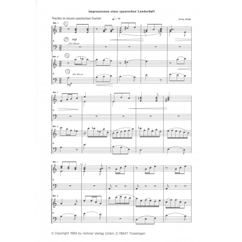 Impressions d'un Paysage Espagnol