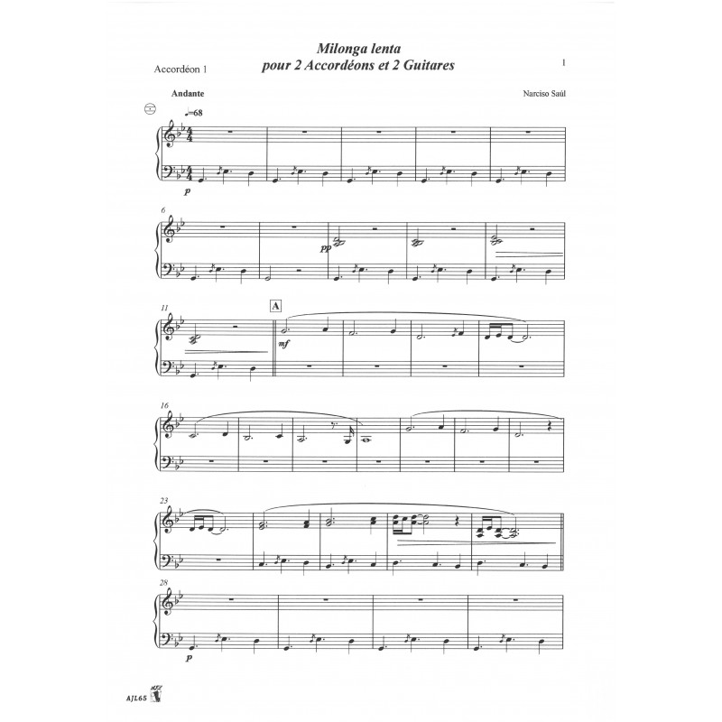 Etudes pour Accordéon et Guitare - Volume 3  Musique Argentine