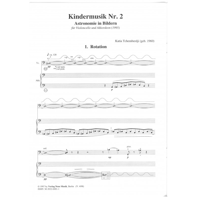 Kindermusik (Musique pour Enfants) n°2