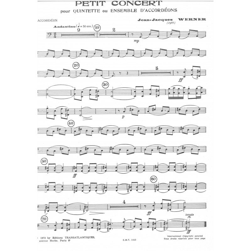 Petit Concert - [Parties Séparées]