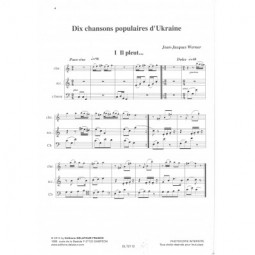 Dix chansons populaires d'Ukraine