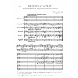 Kleines Konzert (Petit Concert)