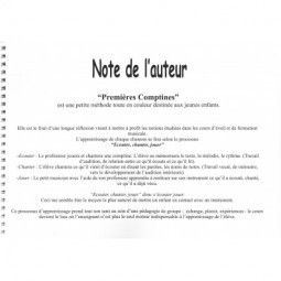 Premières Comptines