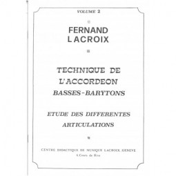 Technique de l'Accordéon - Volume 2